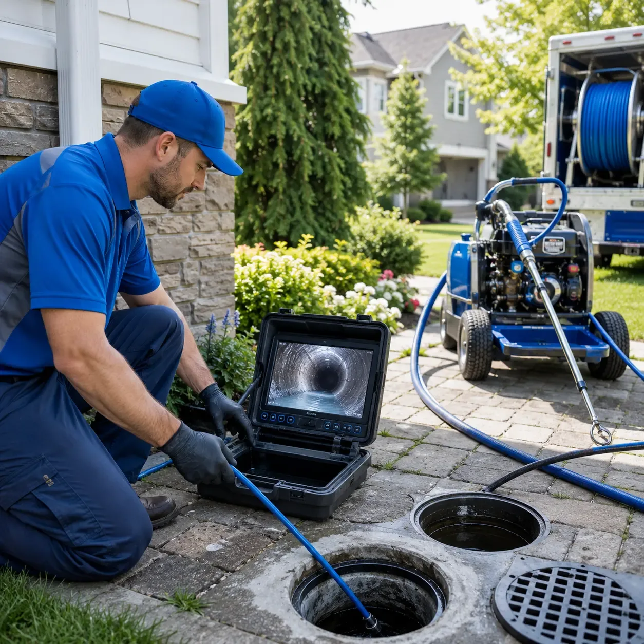 Outdoor drain cleaning professionals serving French Lick, IN